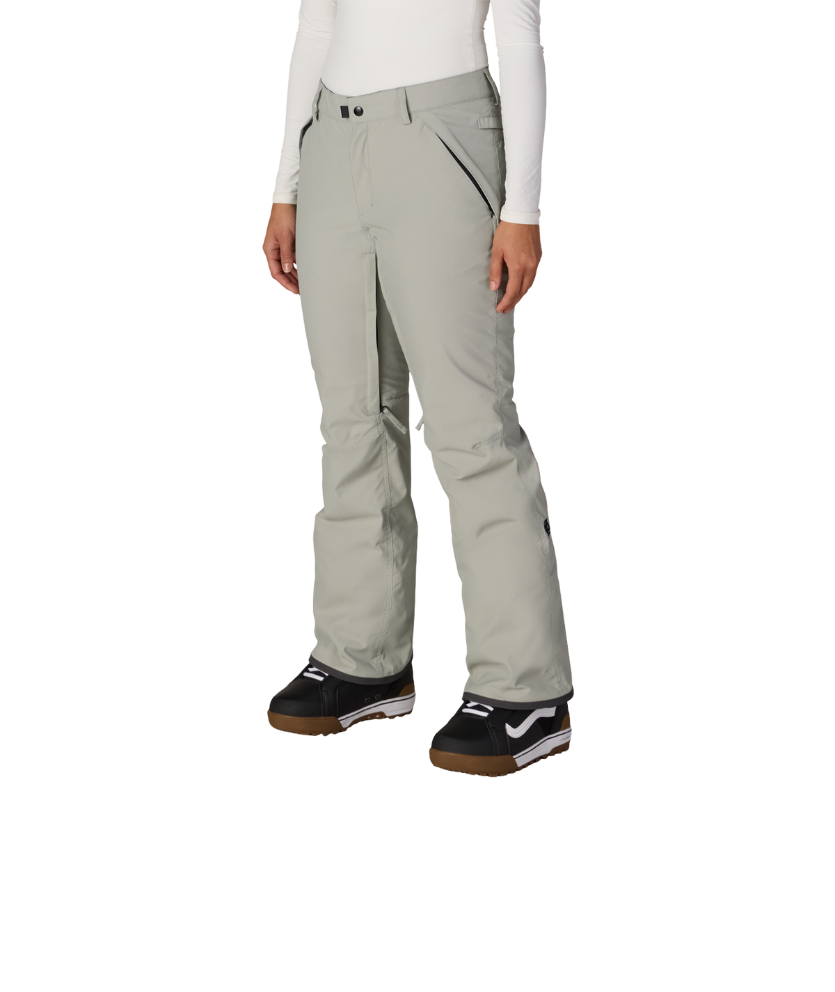 WOMENS STANDARD SHELL PANT - LT GREY