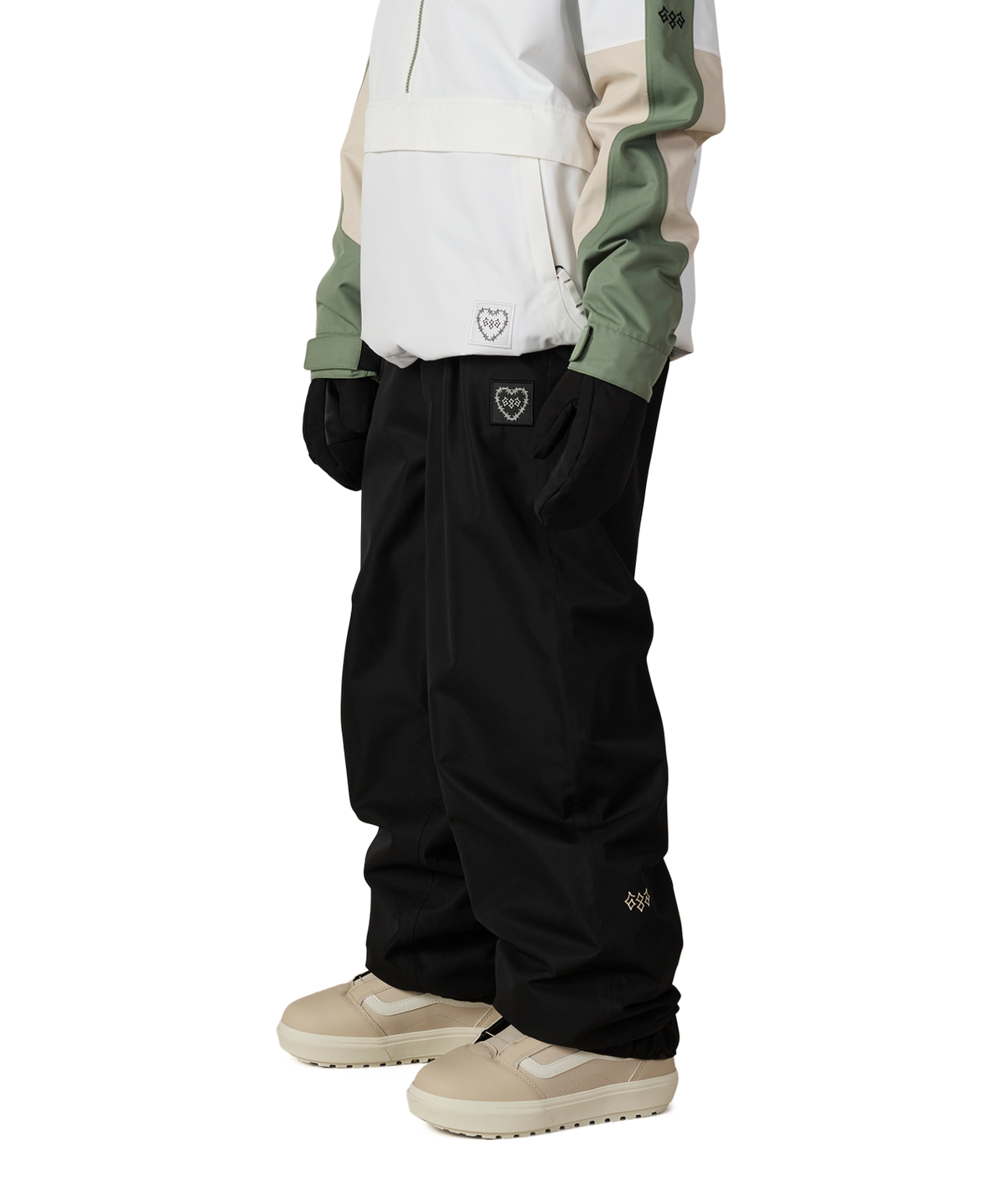 WOMENS OUTLINE™ SHELL PANT - BLACK HEART