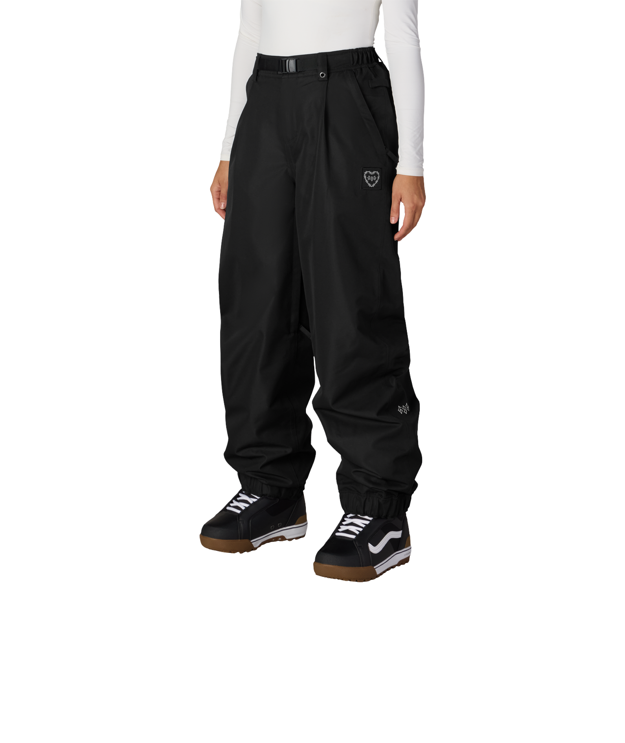 WOMENS OUTLINE™ SHELL PANT - BLACK HEART