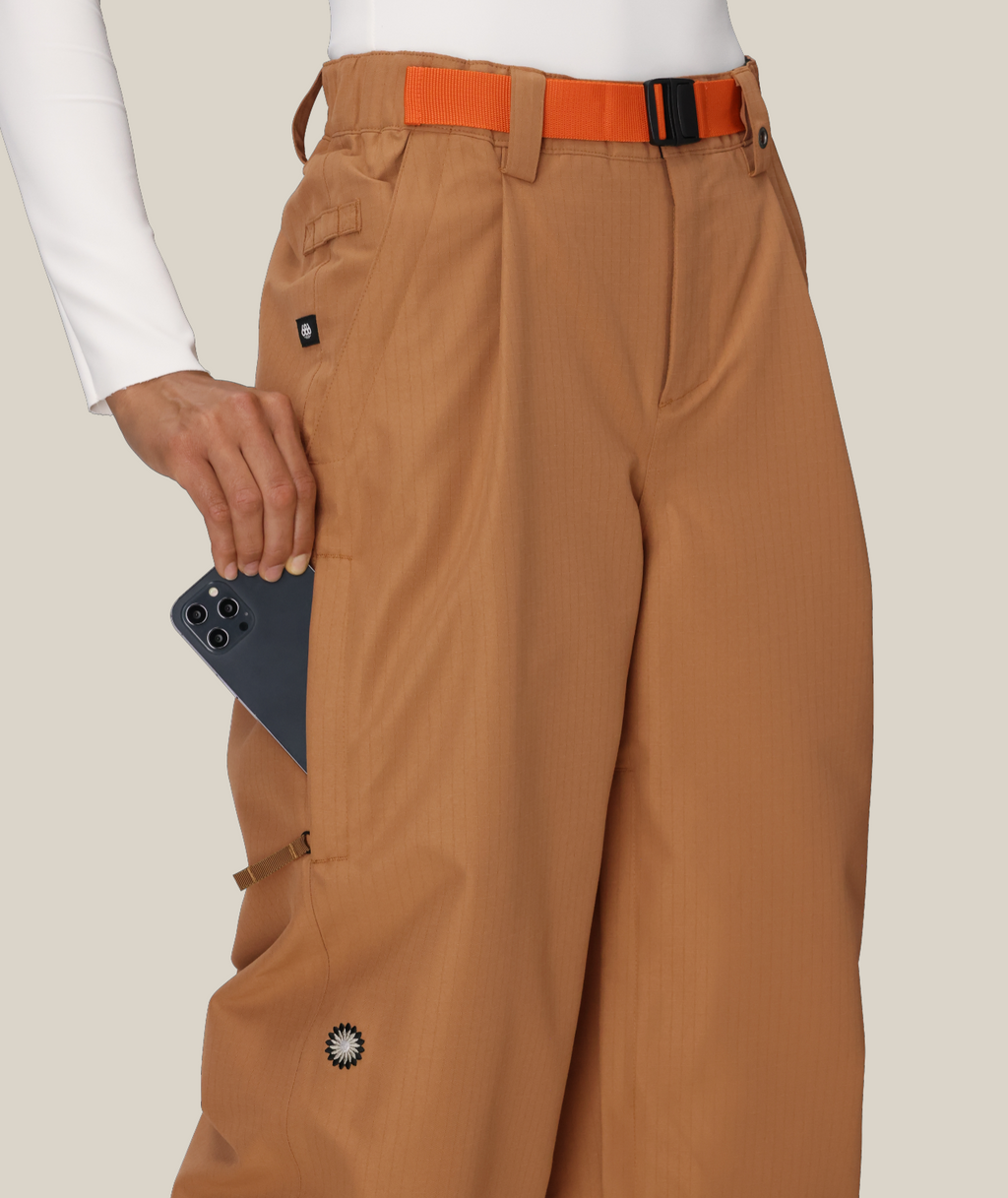 WOMENS OUTLINE™ SHELL PANT - CARAMEL RIPSTOP