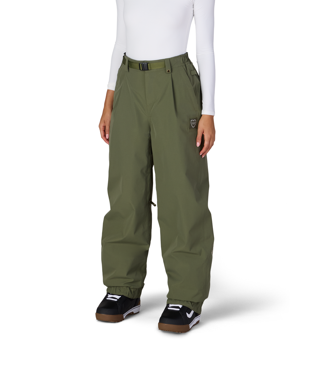 WOMENS OUTLINE™ SHELL PANT - FATIGUE GREEN