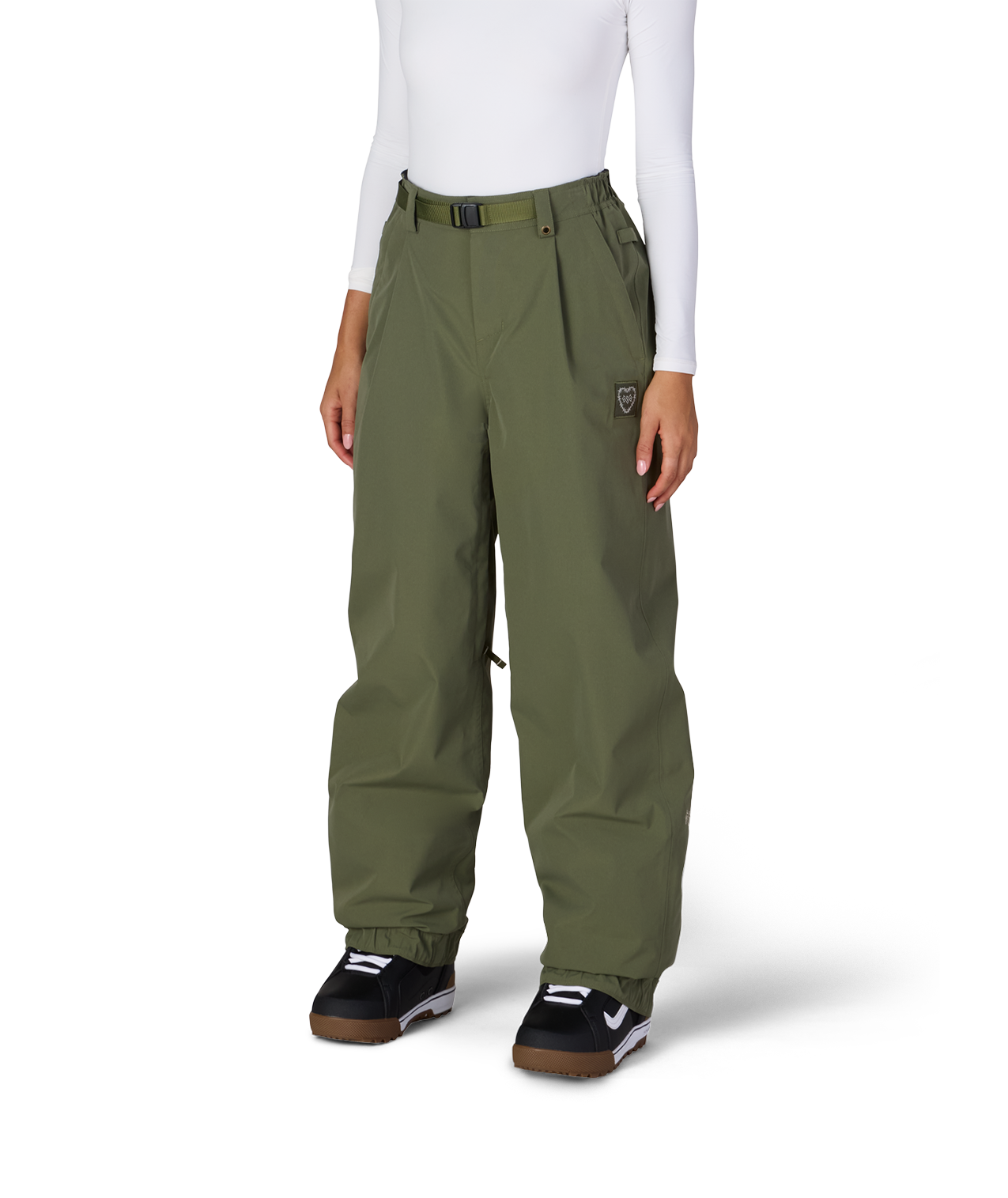 WOMENS OUTLINE™ SHELL PANT - FATIGUE GREEN