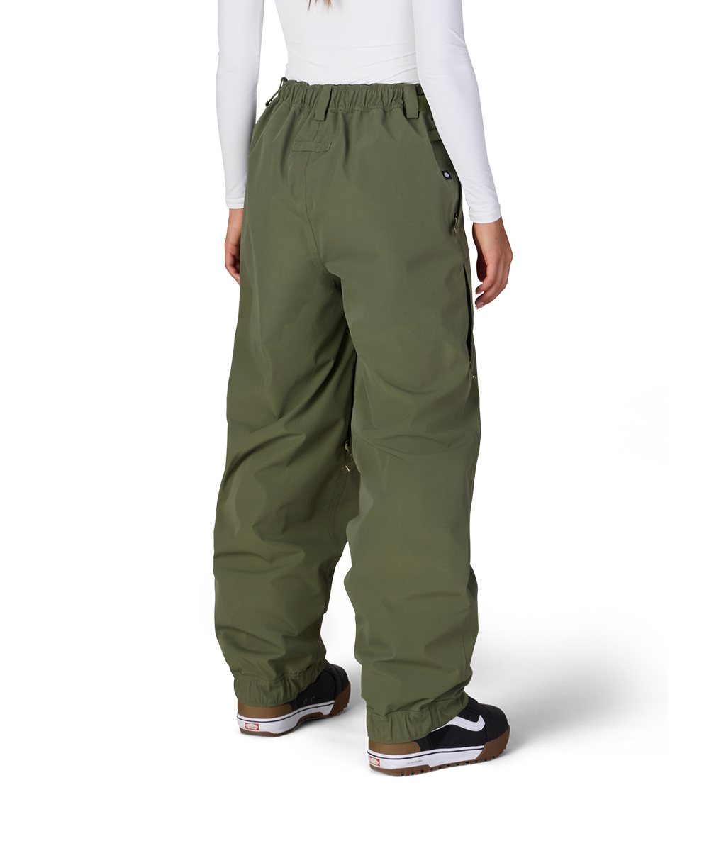 WOMENS OUTLINE™ SHELL PANT - FATIGUE GREEN