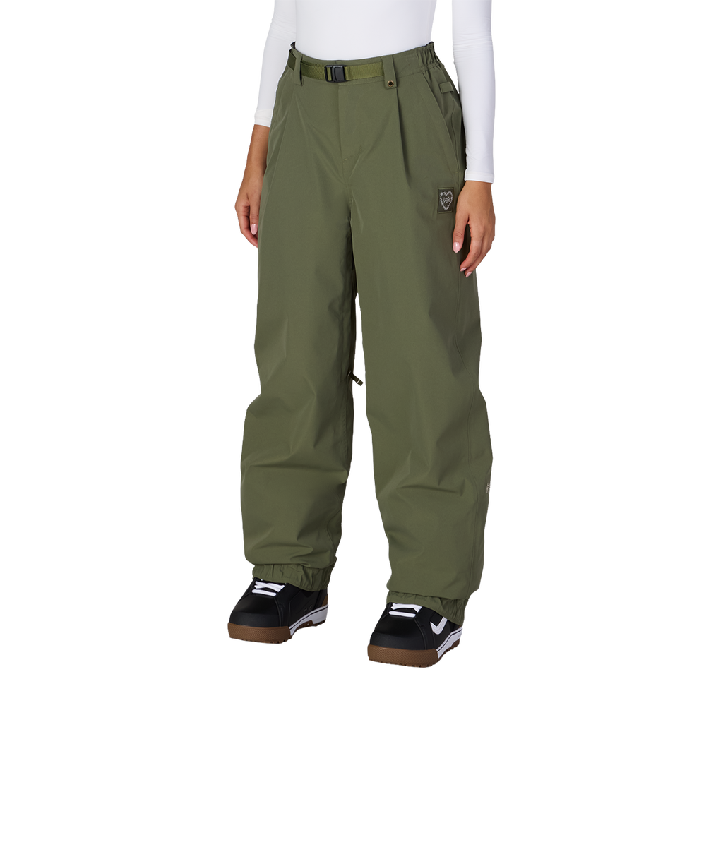 WOMENS OUTLINE™ SHELL PANT - FATIGUE GREEN