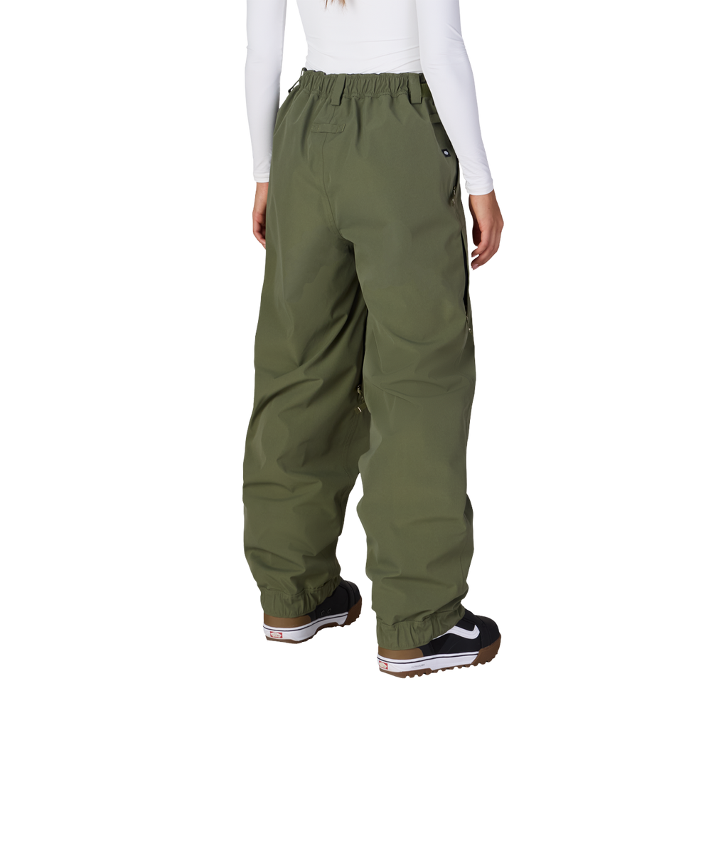 WOMENS OUTLINE™ SHELL PANT - FATIGUE GREEN