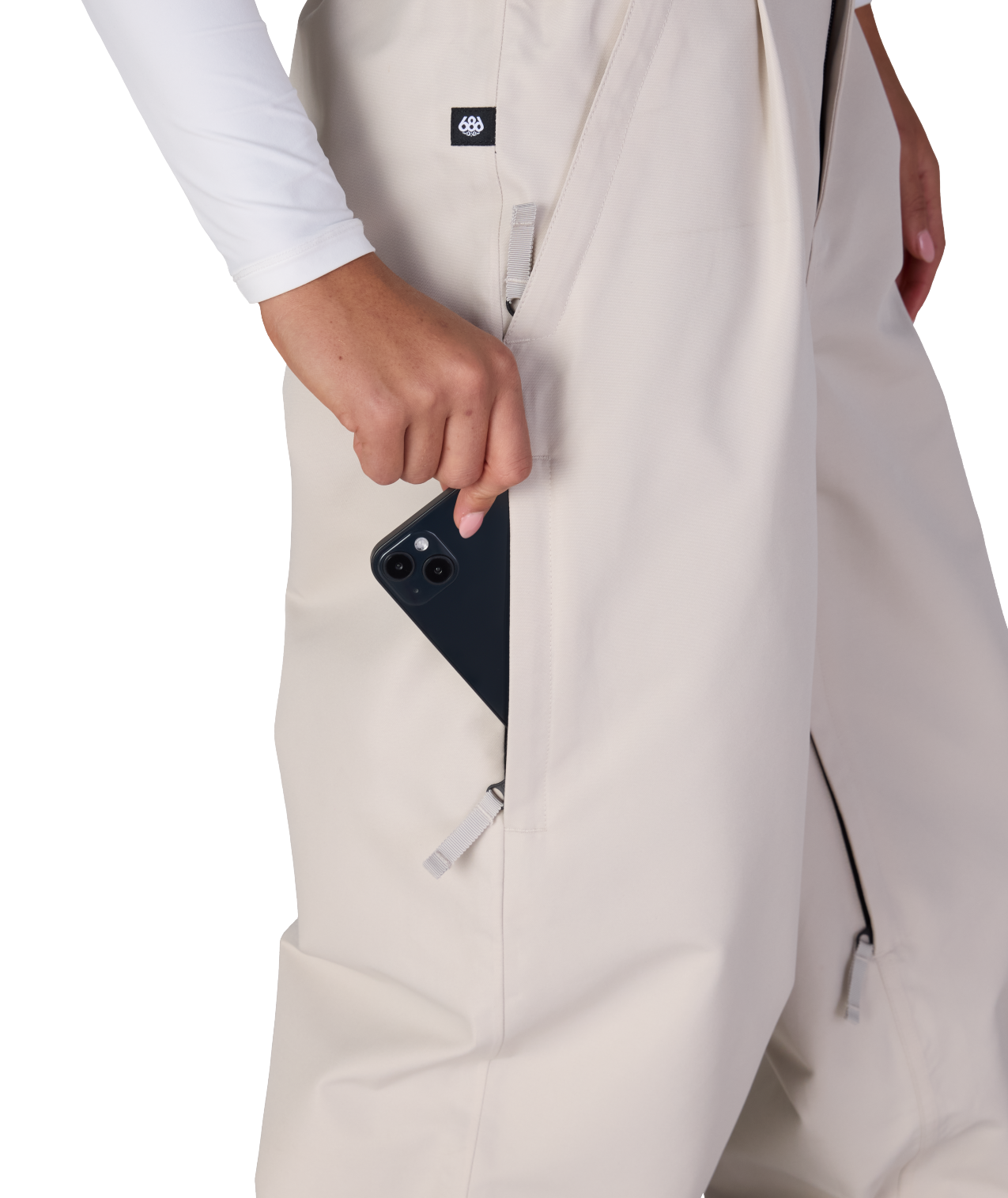 WOMENS OUTLINE™ SHELL PANT - LIMESTONE HEART