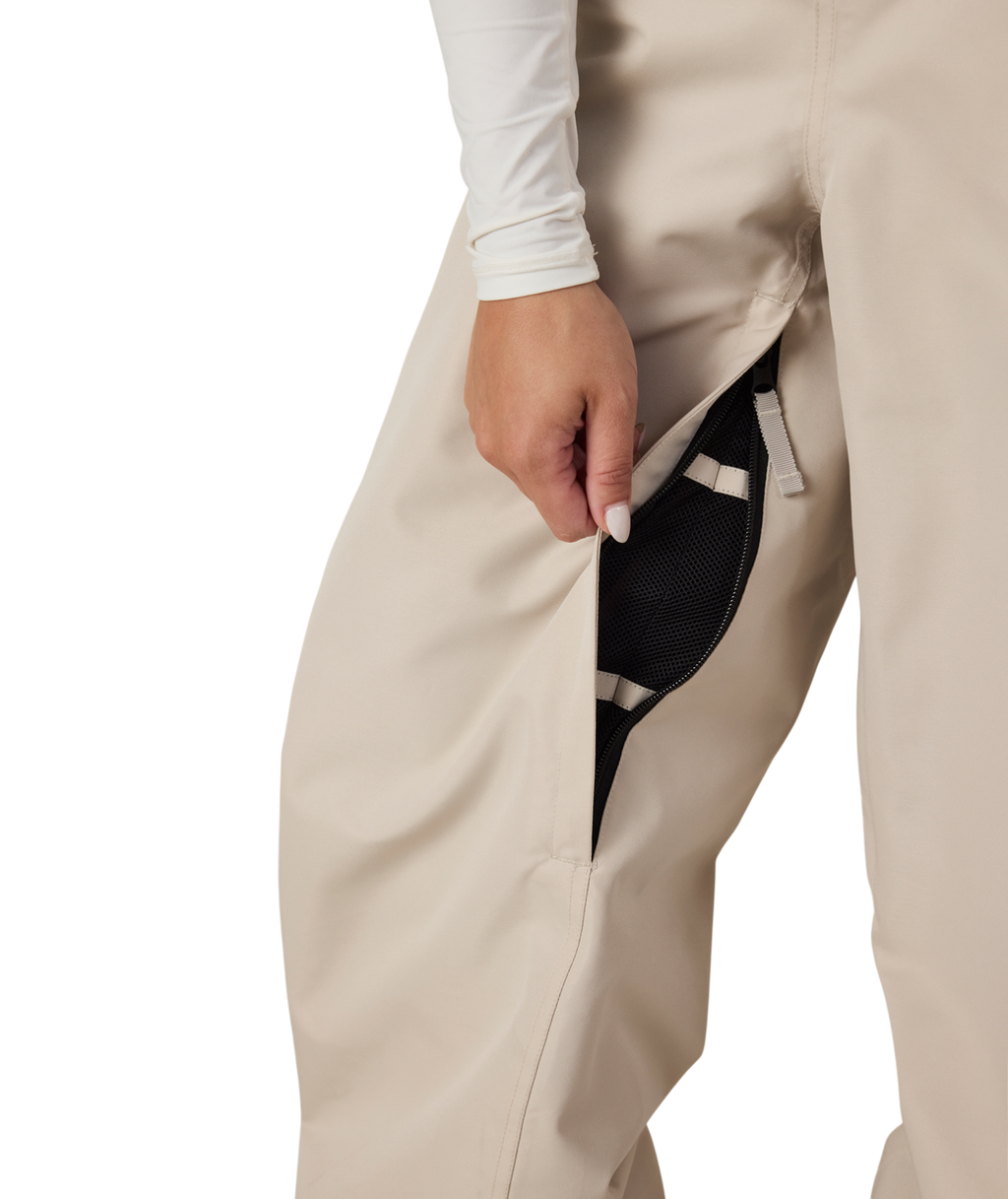 WOMENS OUTLINE™ SHELL PANT - LIMESTONE HEART