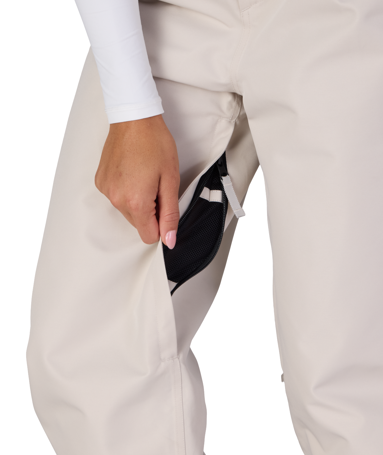 WOMENS OUTLINE™ SHELL PANT - LIMESTONE HEART