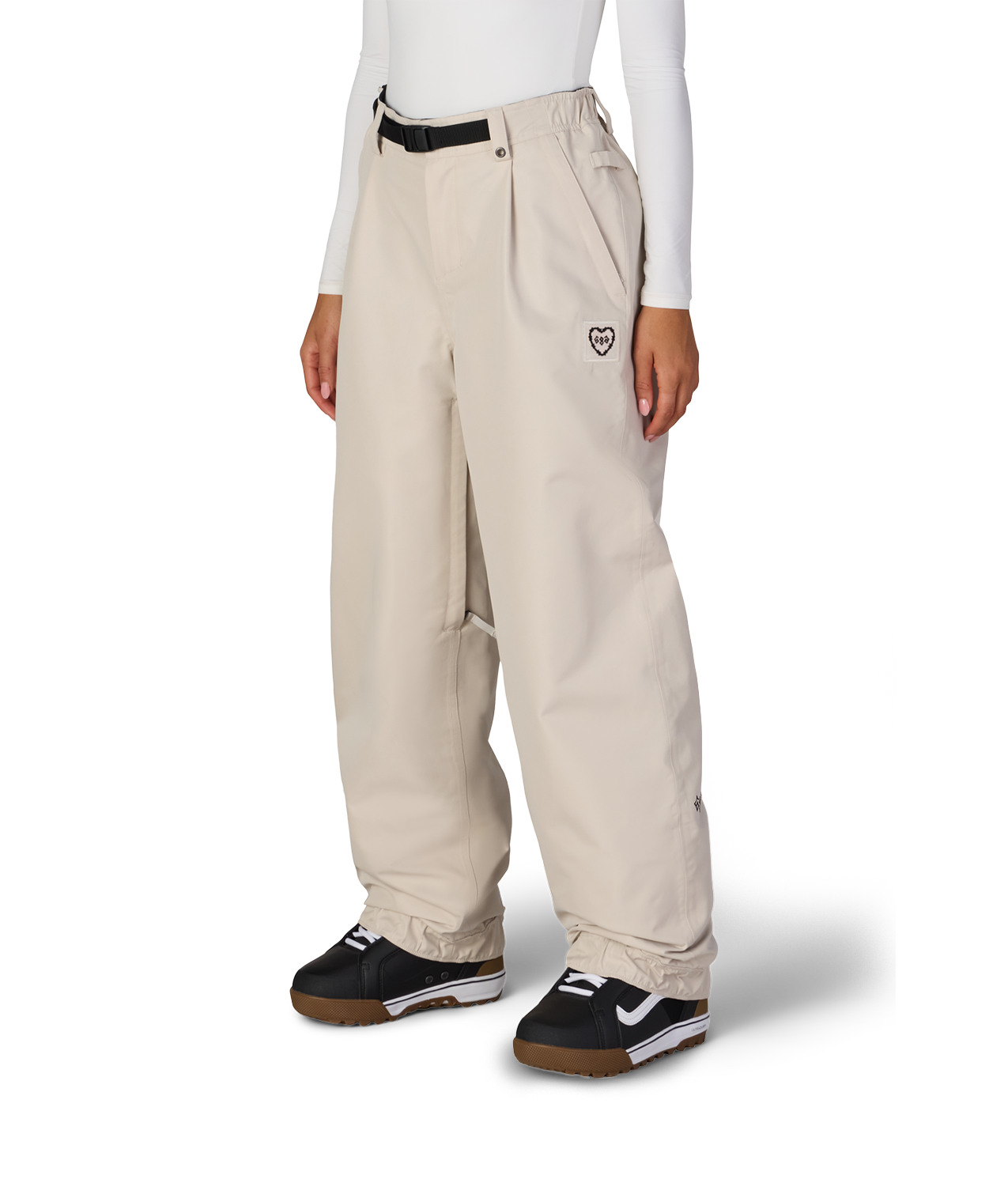 WOMENS OUTLINE™ SHELL PANT - LIMESTONE HEART