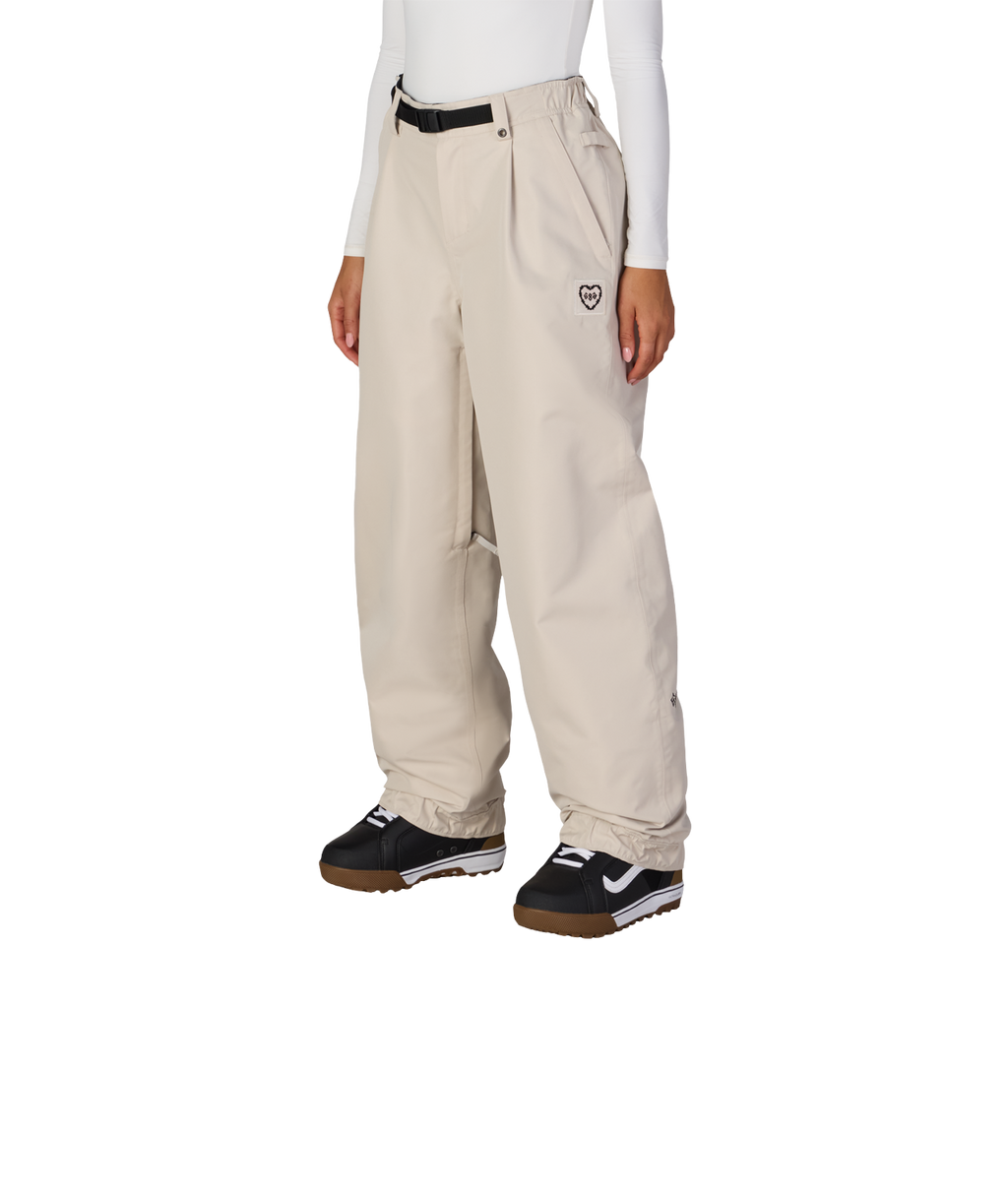 WOMENS OUTLINE™ SHELL PANT - LIMESTONE HEART