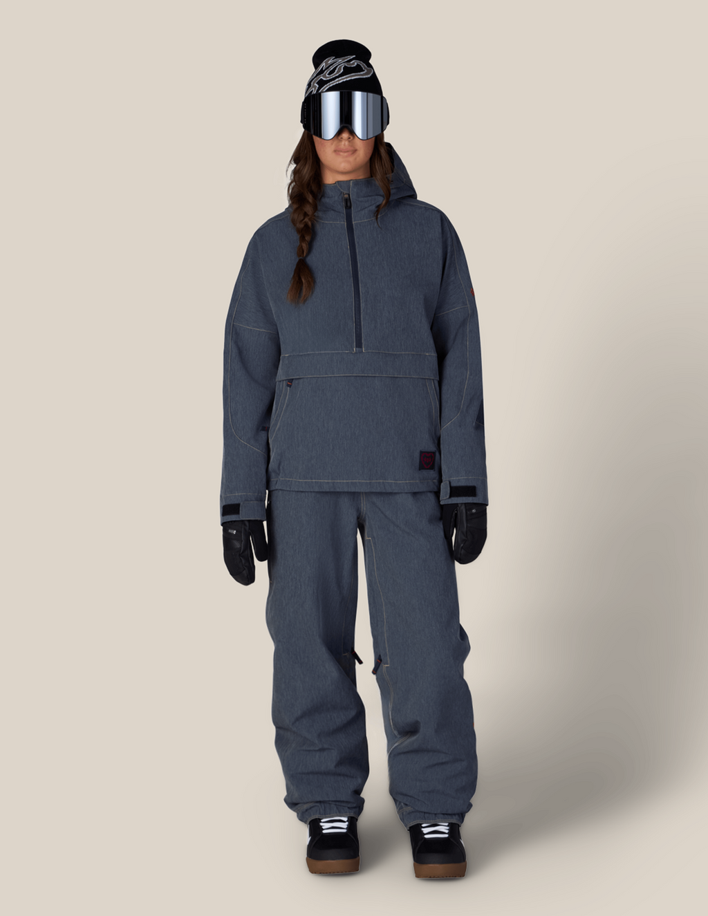 WOMENS OUTLINE™ SHELL PANT - NAVY DENIM