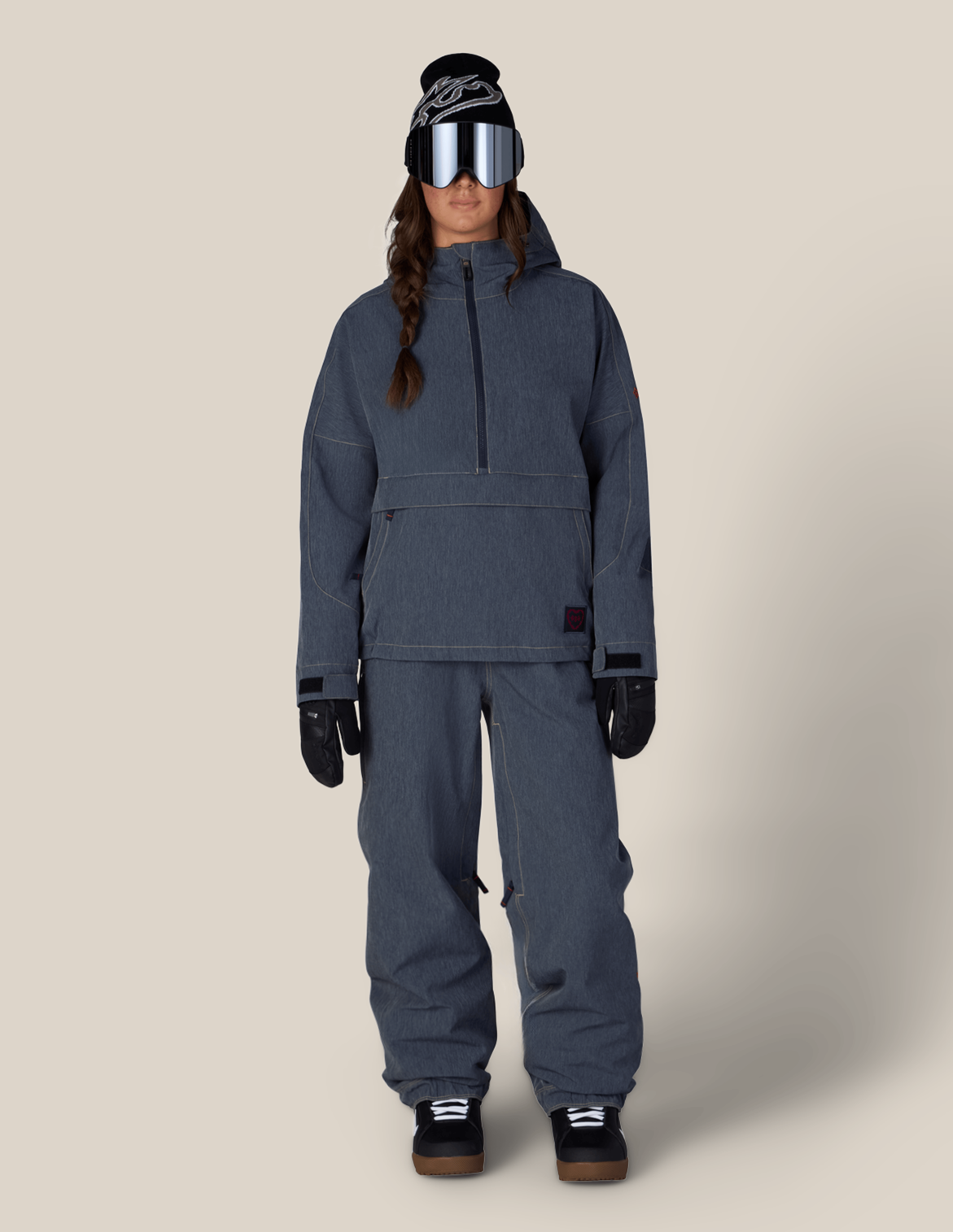 WOMENS OUTLINE™ SHELL PANT - NAVY DENIM