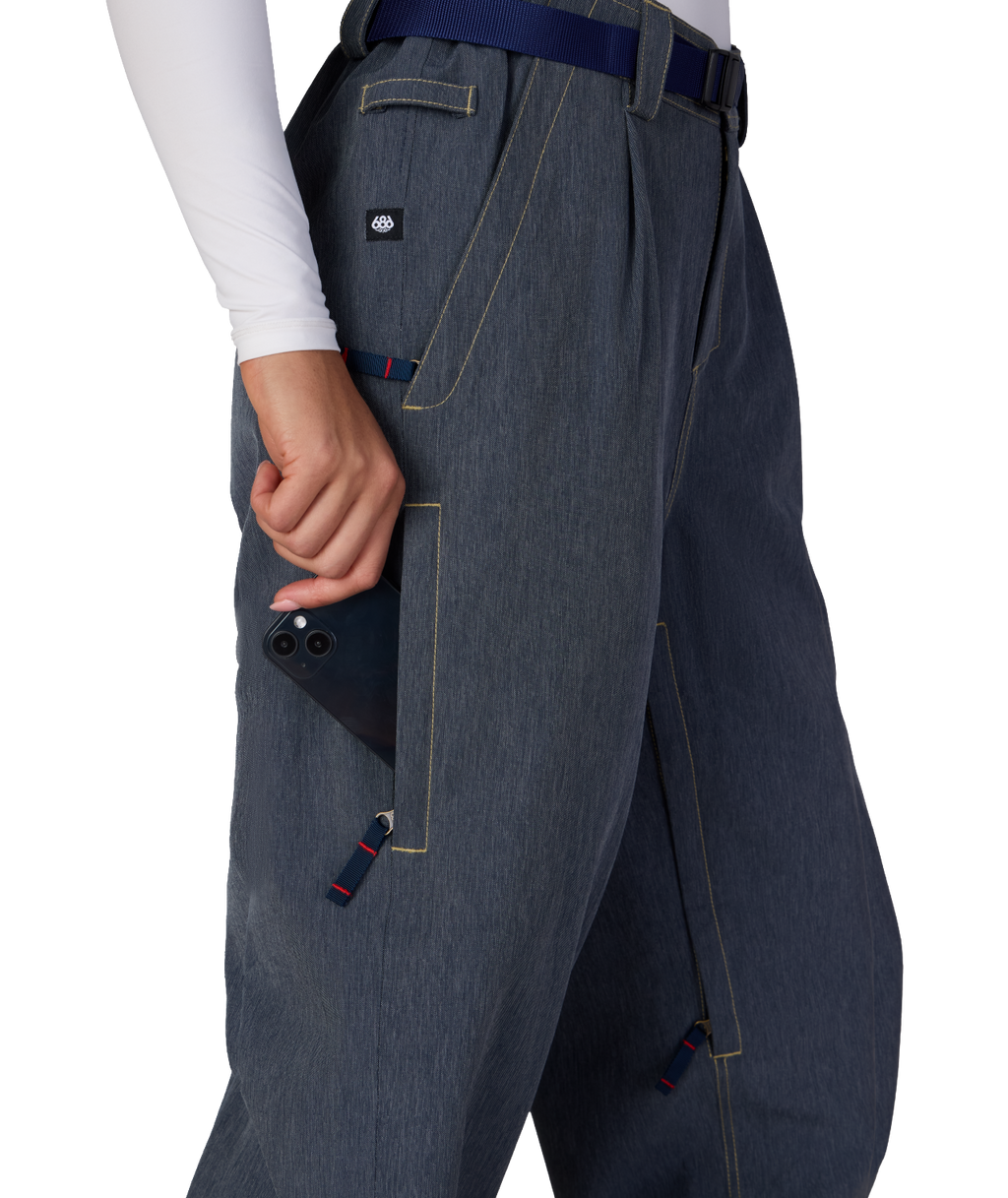 WOMENS OUTLINE™ SHELL PANT - NAVY DENIM