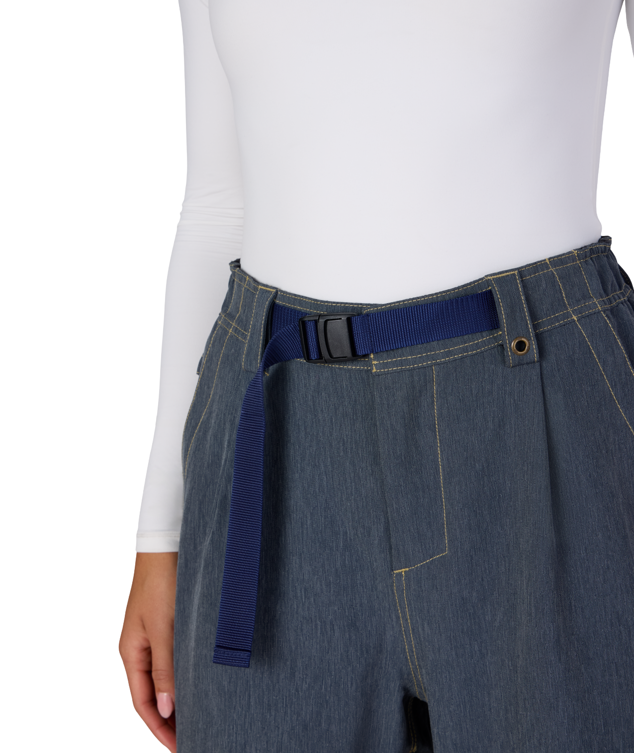 WOMENS OUTLINE™ SHELL PANT - NAVY DENIM