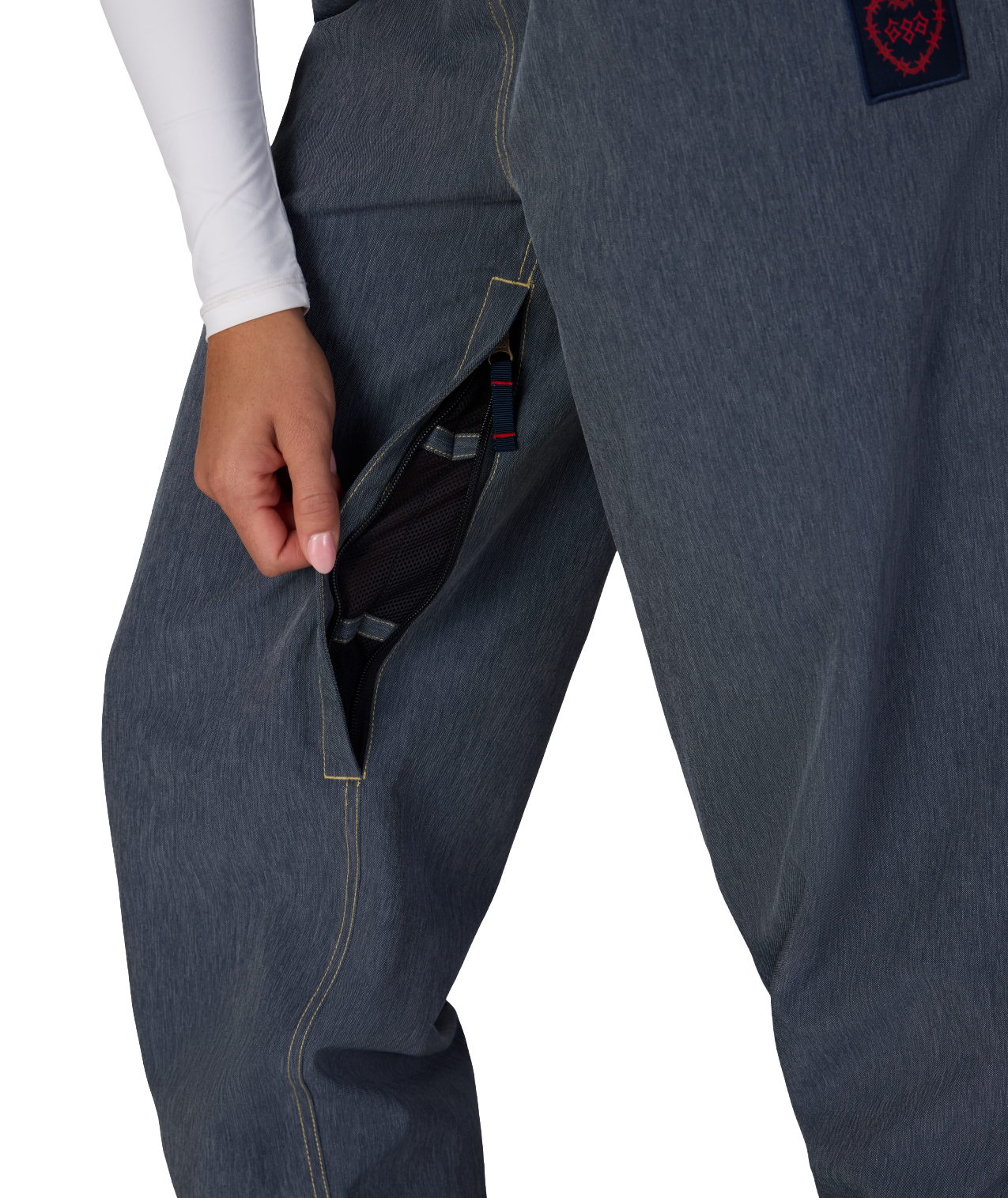WOMENS OUTLINE™ SHELL PANT - NAVY DENIM