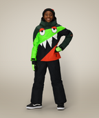 BOYS SNAGGLETOOTH OWEN INSULATED JACKET - BOREALIS GREEN COLORBLOCK