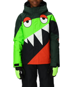 BOYS SNAGGLETOOTH OWEN INSULATED JACKET - BOREALIS GREEN COLORBLOCK
