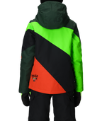 BOYS SNAGGLETOOTH OWEN INSULATED JACKET - BOREALIS GREEN COLORBLOCK
