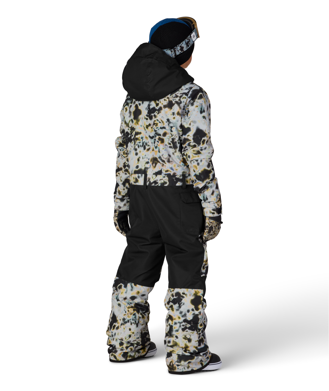 BOYS SHAZAM INSULATED ONE-PIECE - GREY TUNDRA COLORBLOCK