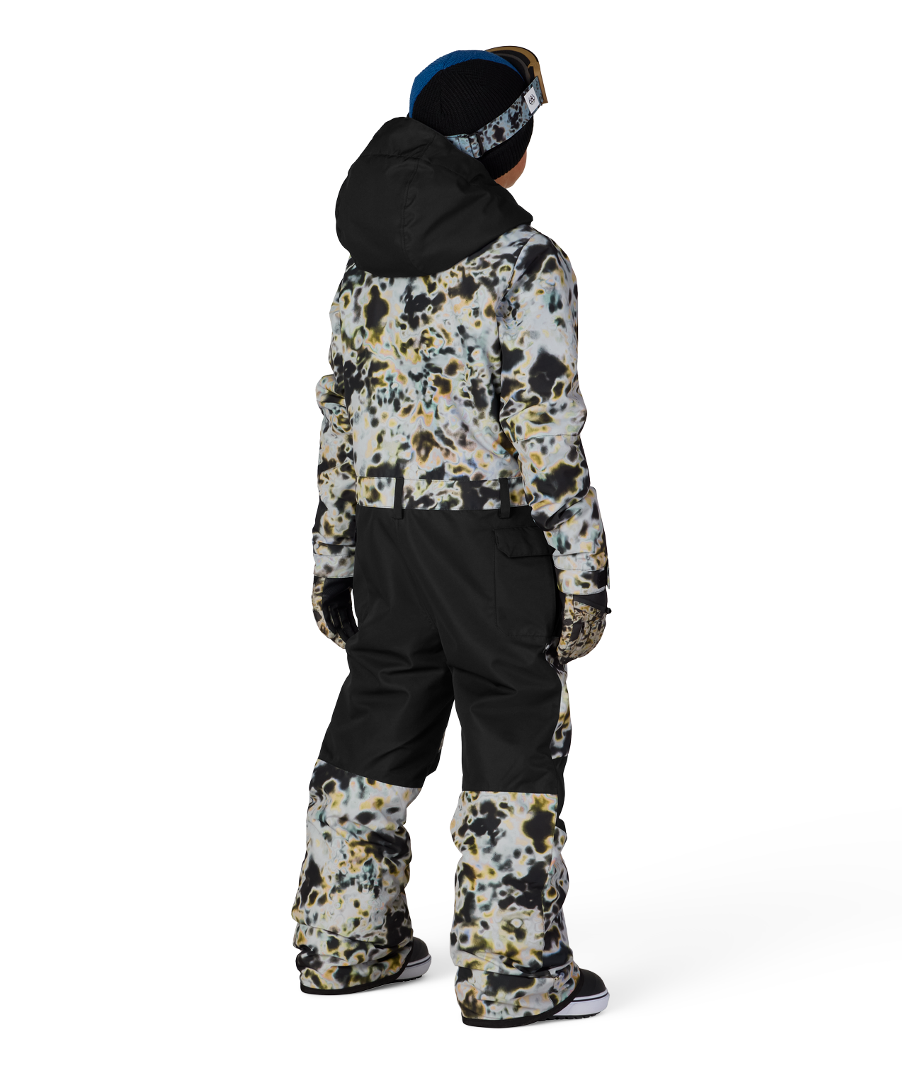 BOYS SHAZAM INSULATED ONE-PIECE - GREY TUNDRA COLORBLOCK