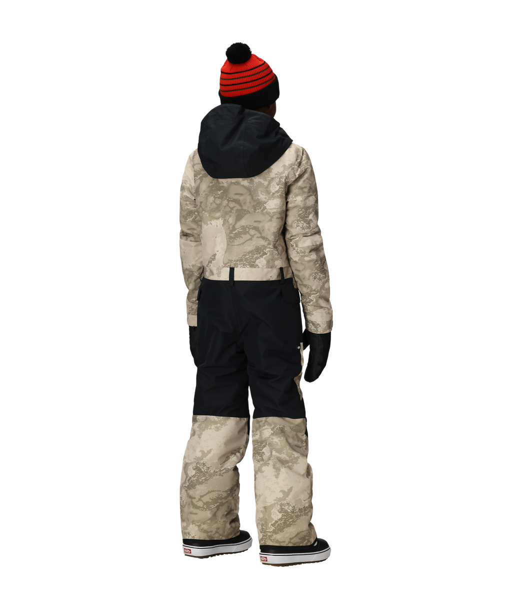 BOYS SHAZAM INSULATED ONE-PIECE - LIMESTONE HEMISPHERE CLRBLK