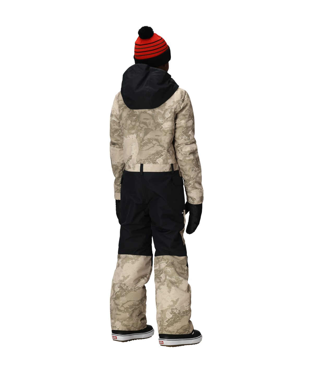 BOYS SHAZAM INSULATED ONE-PIECE - LIMESTONE HEMISPHERE CLRBLK