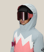 GIRLS SNAGGLETOOTH LUNA INSULATED JACKET - GERANIUM PINK COLORBLOCK