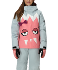 GIRLS SNAGGLETOOTH LUNA INSULATED JACKET - GERANIUM PINK COLORBLOCK