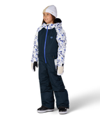 GIRLS SHINE INSULATED ONE-PIECE - BLUE PORCELAIN COLORBLOCK