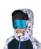 GIRLS SHINE INSULATED ONE-PIECE - BLUE PORCELAIN COLORBLOCK