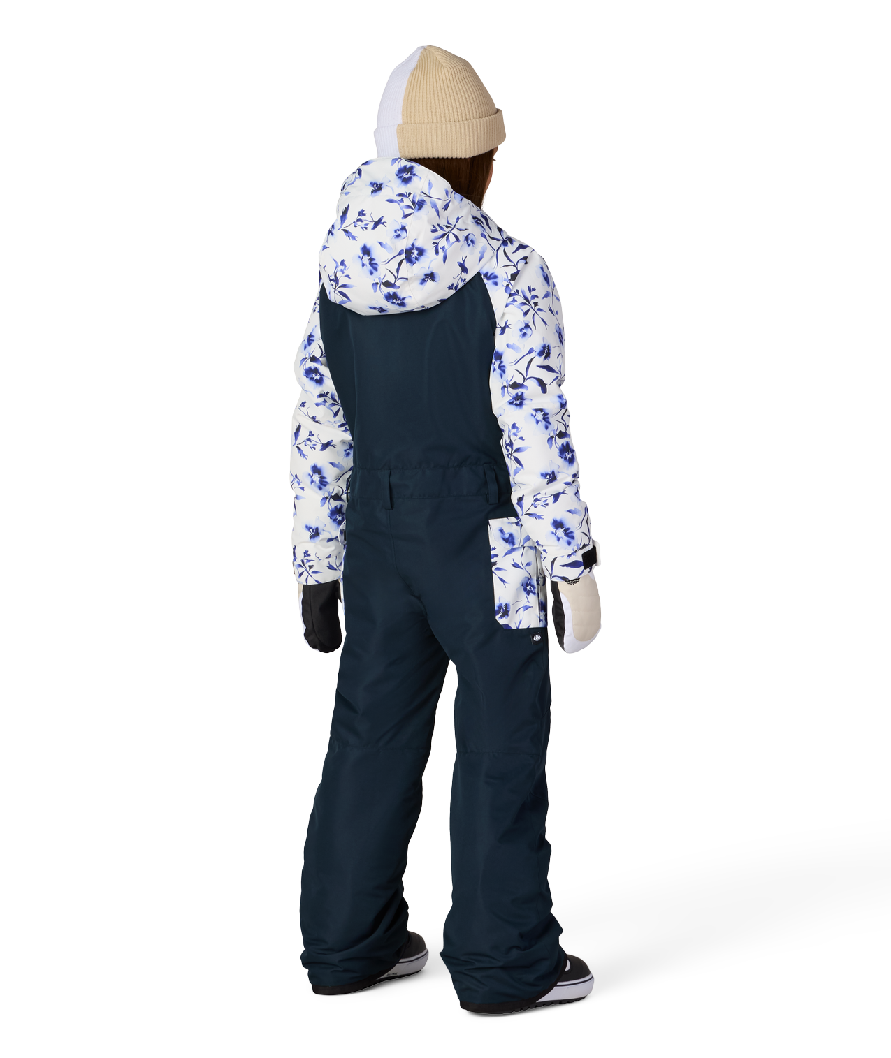GIRLS SHINE INSULATED ONE-PIECE - BLUE PORCELAIN COLORBLOCK