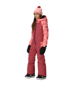 GIRLS SHINE INSULATED ONE-PIECE - ROSEWOOD COLORBLOCK