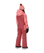 GIRLS SHINE INSULATED ONE-PIECE - ROSEWOOD COLORBLOCK