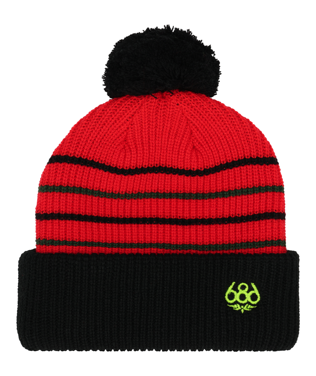 YOUTH POM BEANIE - FLARE COLORBLOCK