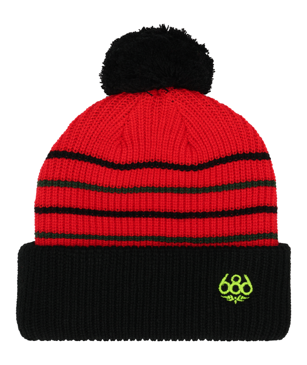 YOUTH POM BEANIE - FLARE COLORBLOCK