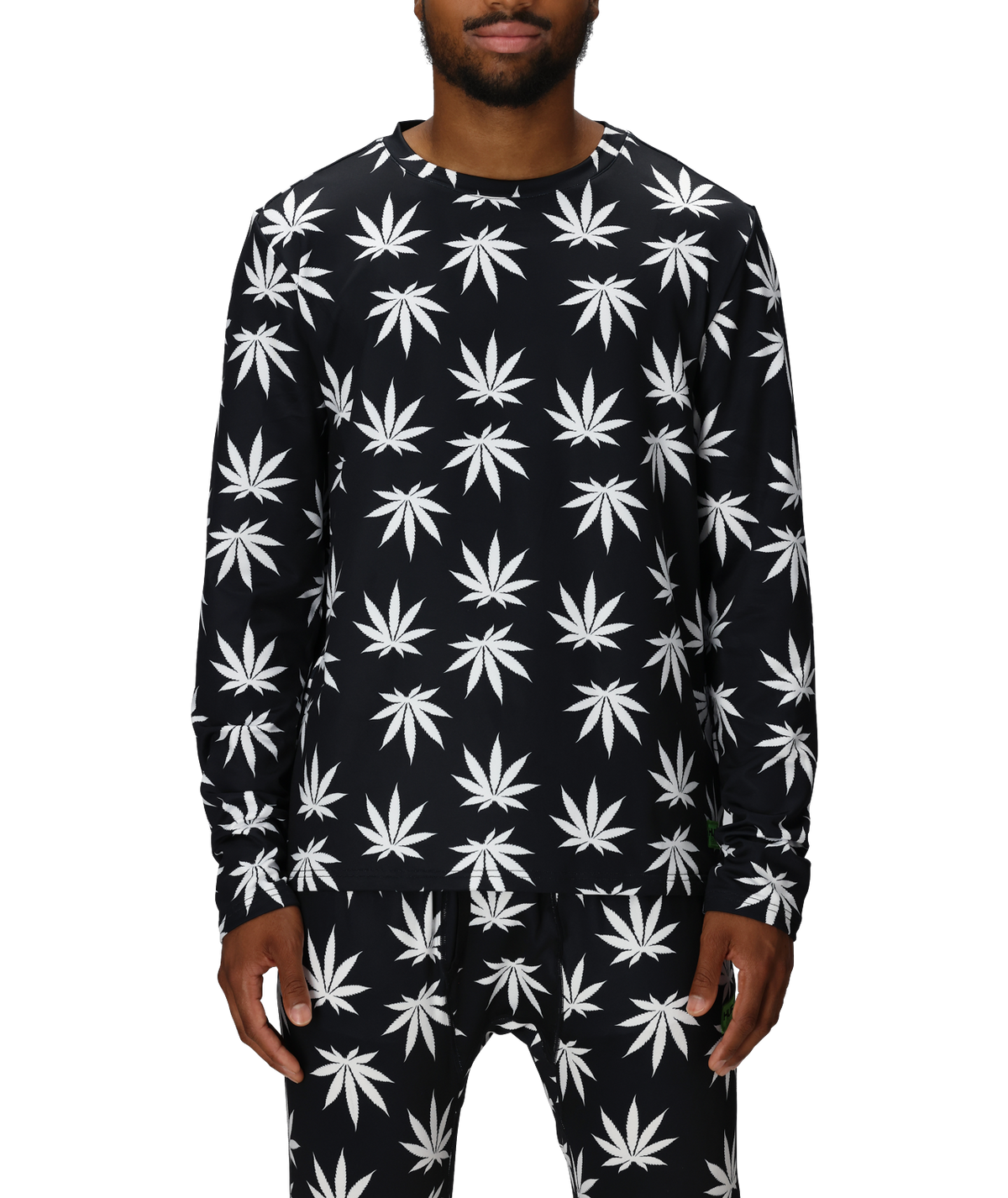 MENS PLANTLIFE BASE LAYER LS TOP - HUF PLANTLIFE