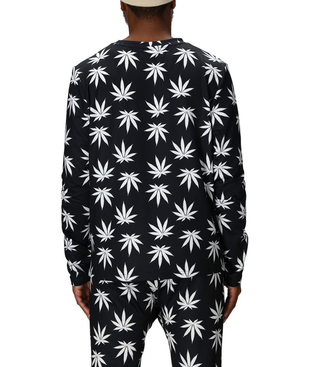 MENS PLANTLIFE BASE LAYER LS TOP - HUF PLANTLIFE
