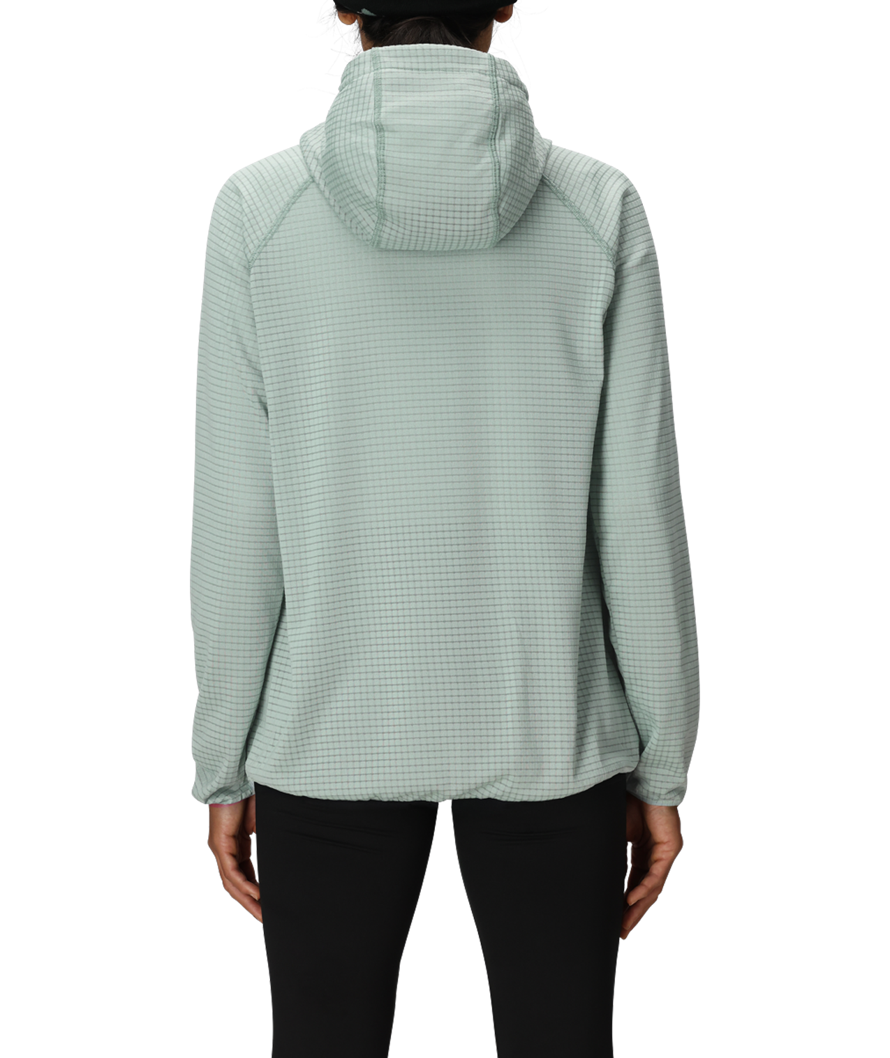 WOMENS MISSION GRID™ HOODY - DUSTY MARINE