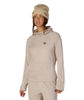 WOMENS MISSION GRID™ HOODY - LIMESTONE