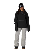WOMENS WATERPROOF HOODY - BLACK