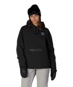 WOMENS WATERPROOF HOODY - BLACK
