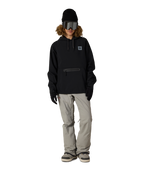 WOMENS WATERPROOF HOODY - BLACK