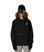 WOMENS WATERPROOF HOODY - BLACK