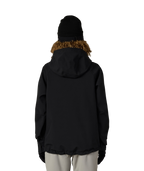WOMENS WATERPROOF HOODY - BLACK