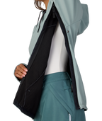 WOMENS WATERPROOF HOODY - DUSTY MARINE