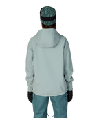 WOMENS WATERPROOF HOODY - DUSTY MARINE