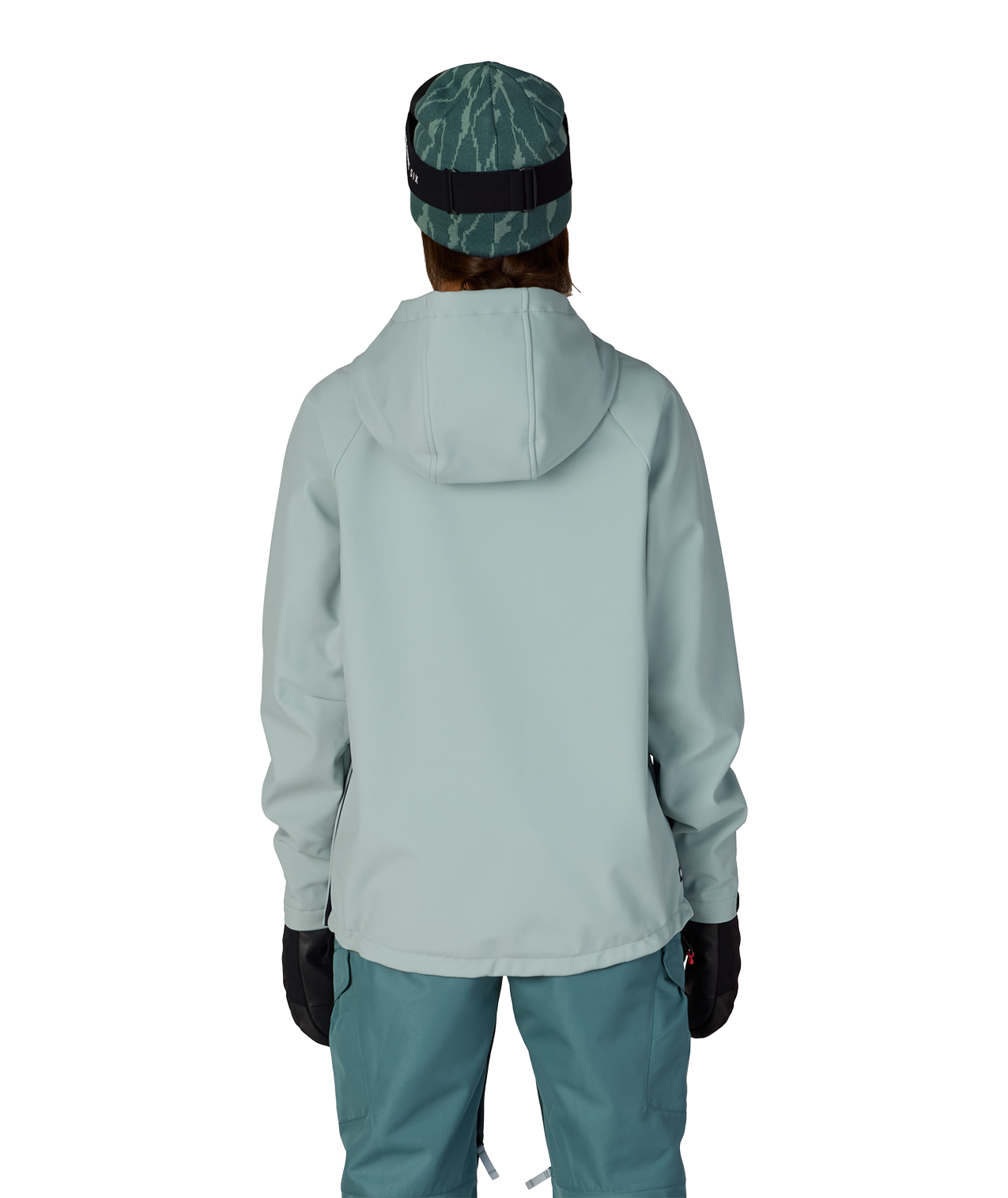 WOMENS WATERPROOF HOODY - DUSTY MARINE