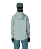 WOMENS WATERPROOF HOODY - DUSTY MARINE
