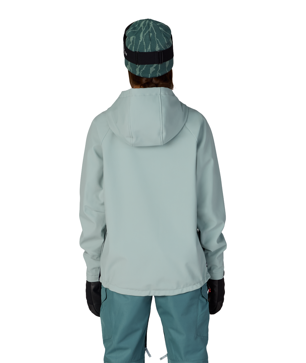 WOMENS WATERPROOF HOODY - DUSTY MARINE