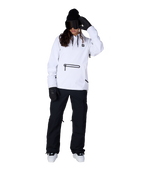 WOMENS WATERPROOF HOODY - WHITE